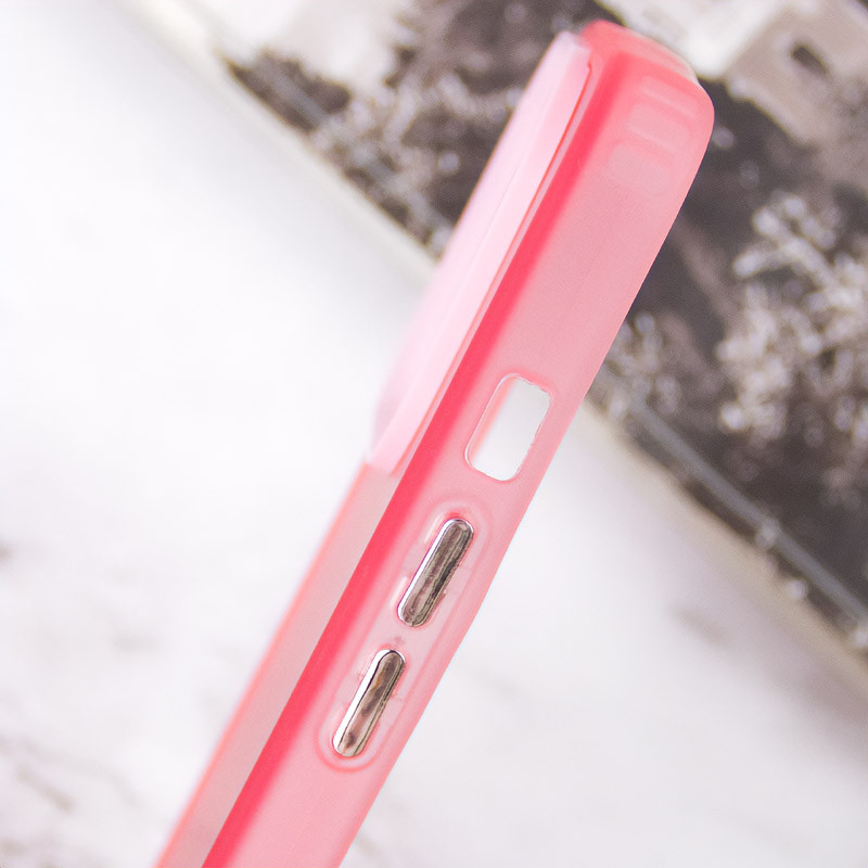 Купить TPU+PC чехол Magic glow with protective edge для Apple iPhone 14 Pro (6.1") (Pink) на vchehle.ua