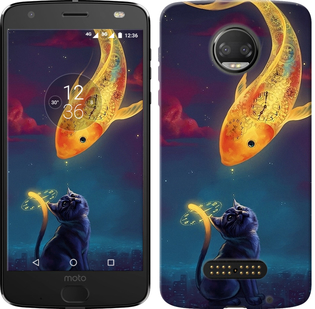 Чехол Кошкин сон для Motorola Moto Z3 Play