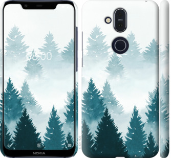 

Чохол Акварельні Ялинки на Nokia 8.1 862924