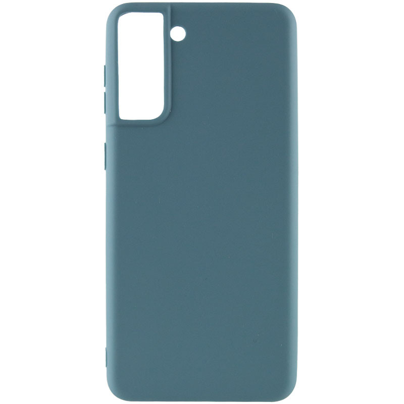 Силіконовий чохол Candy на Samsung Galaxy S21+ (Синій / Powder Blue)