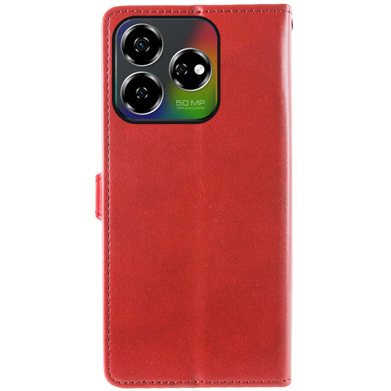 Купити Шкіряний чохол-книжка GETMAN Gallant (PU) для ZTE Nubia V60 (Червоний) на vchehle.ua