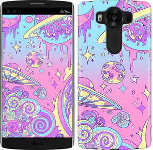 

Чехол Розовая галактика для LG V10 H962 633407