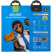 Фото Защитное 3D стекло Blueo Anti-peep Series для Apple iPhone 11 Pro / X / XS (5.8") (Черное) в магазине vchehle.ua