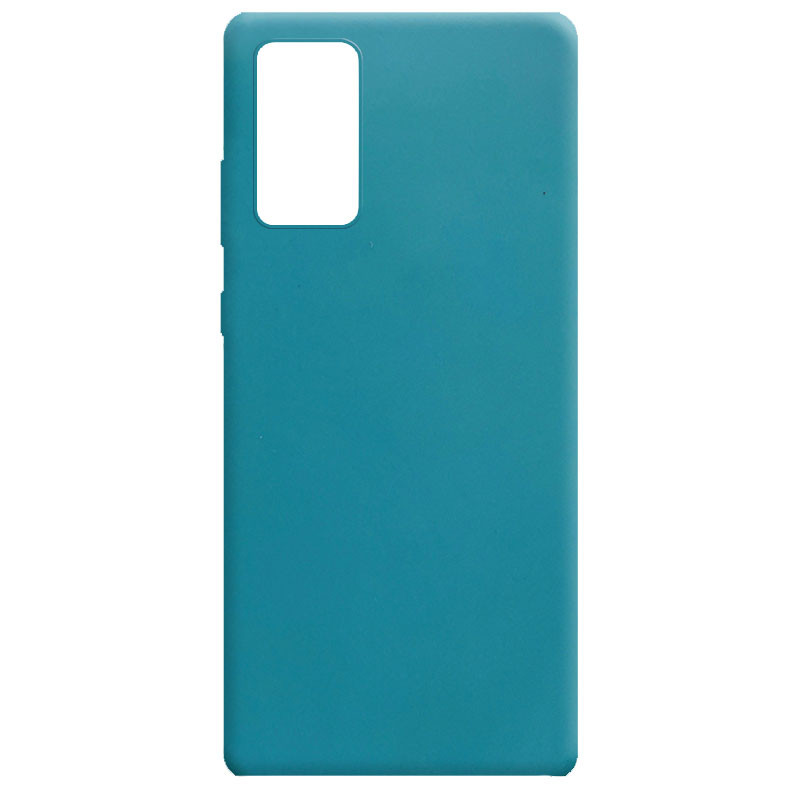 Силіконовий чохол Candy на Samsung Galaxy Note 20 (Синій / Powder Blue)