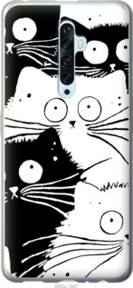 

Чехол Коты v2 для Oppo Reno 2Z 917465