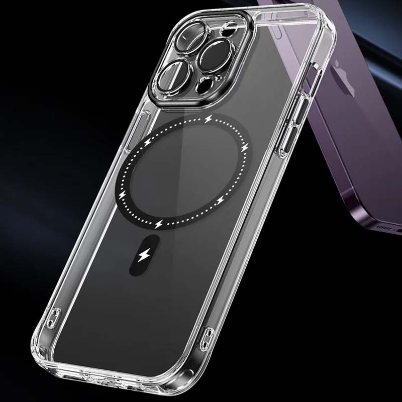 Купить Чехол TPU+PC Colorful with Magnetic Fit для Apple iPhone 13 Pro (6.1") (Black) на vchehle.ua
