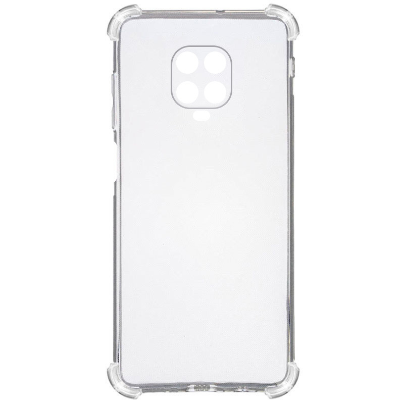 TPU чехол GETMAN Ease logo усиленные углы Full Camera для Xiaomi Redmi Note 9s/Note 9 Pro/9 Pro Max (Бесцветный (прозрачный))