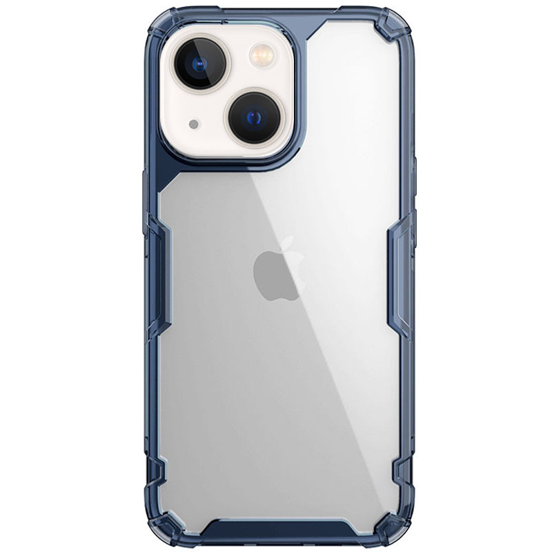 TPU чохол Nillkin Nature Pro Series на Apple iPhone 13 / 14 (6.1") (Синій (прозорий))