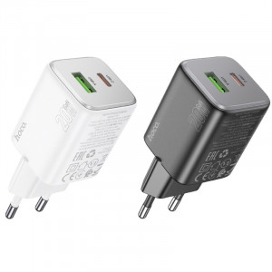 СЗУ Hoco N41 Almighty PD20W+QC3.0 (1USB-A/1C)