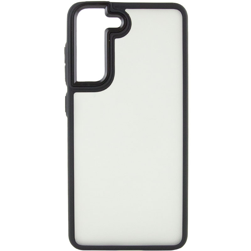 Фото Чохол TPU+PC Lyon Frosted на Samsung Galaxy S21 FE (Black) на vchehle.ua