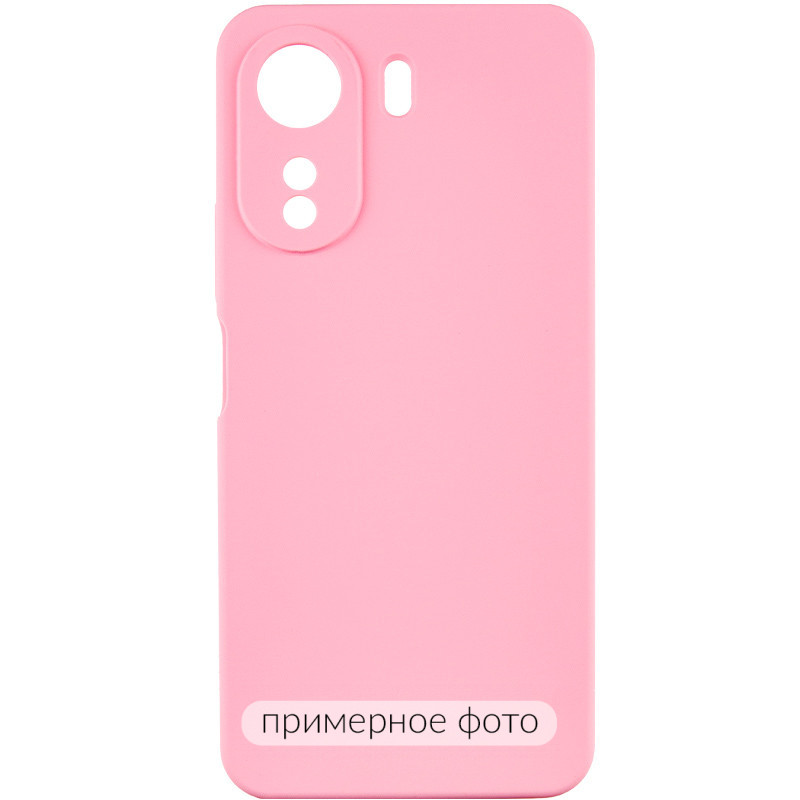 Чохол TPU GETMAN Liquid Silk Full Camera на Xiaomi Redmi 13C / Poco C65 (Рожевий / Pink)