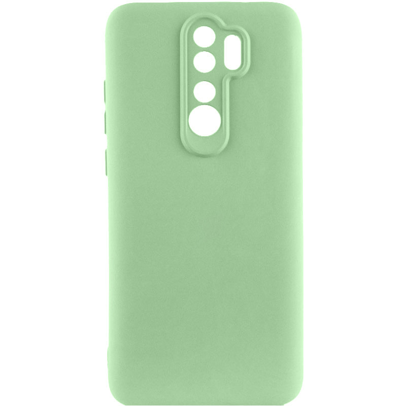 Чохол TPU GETMAN Liquid Silk Full Camera на Xiaomi Redmi 9 (Зелений / Pistachio)