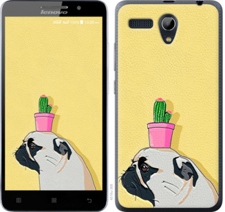 

Чохол Мопс з кактусом на Lenovo A616 795499