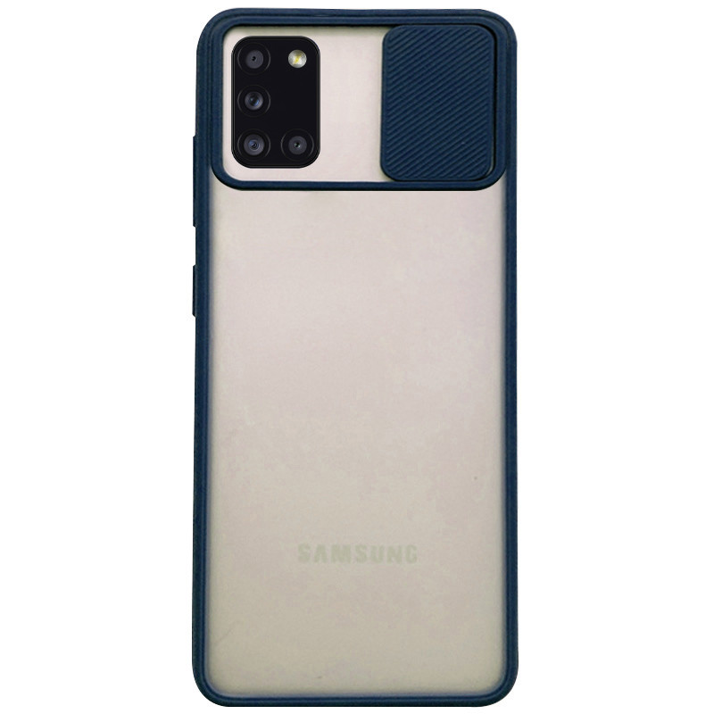 

Чохол Camshield mate TPU зі шторкою для камери для Samsung Galaxy A31 (Синій) 923494