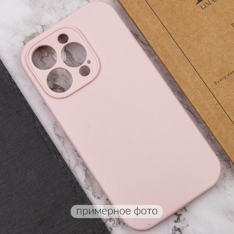 Фото Чохол Silicone Case Full Camera Protective (AA) NO LOGO на Apple iPhone 16 (6.1") (Рожевий / Chalk Pink) в маназині vchehle.ua