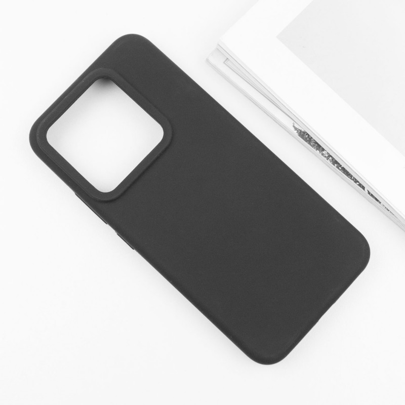 Фото Чохол Silicone Cover Lakshmi (AAA) на Xiaomi Redmi Note 13 5G (Чорний / Black) в маназині vchehle.ua