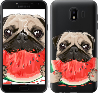 

Чохол Мопс і кавун на Samsung Galaxy J4 2018 843484