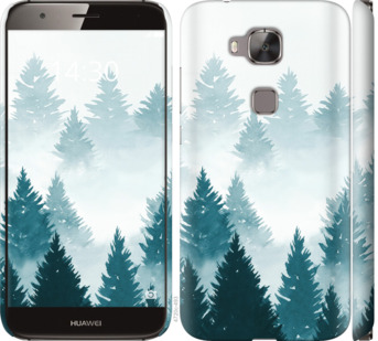 

Чехол Акварельные Елки для Huawei G8 862825