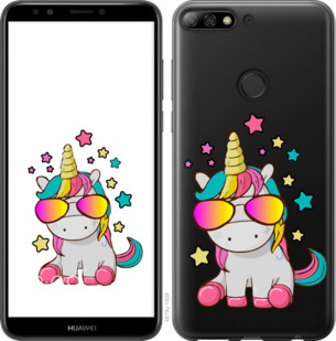 

Чохол Єдиноріг в окулярах на Huawei Honor 7C 911886
