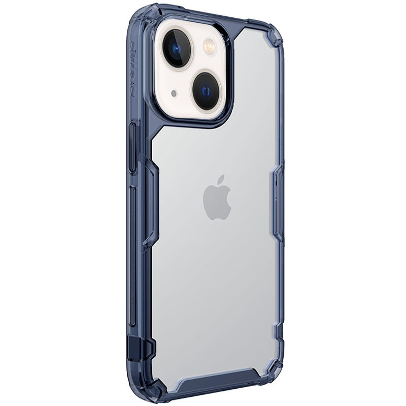 Фото TPU чехол Nillkin Nature Pro Series для Apple iPhone 15 (6.1") (Синий (прозрачный)) в магазине vchehle.ua