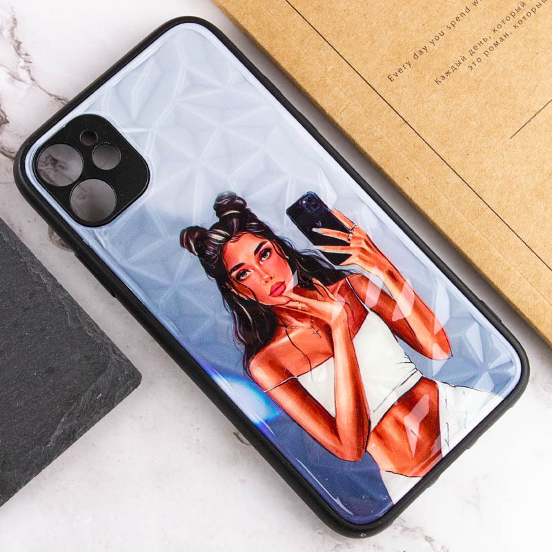 Купити TPU+PC чохол Prisma Ladies на Apple iPhone 11 (6.1") (Black in White) на vchehle.ua