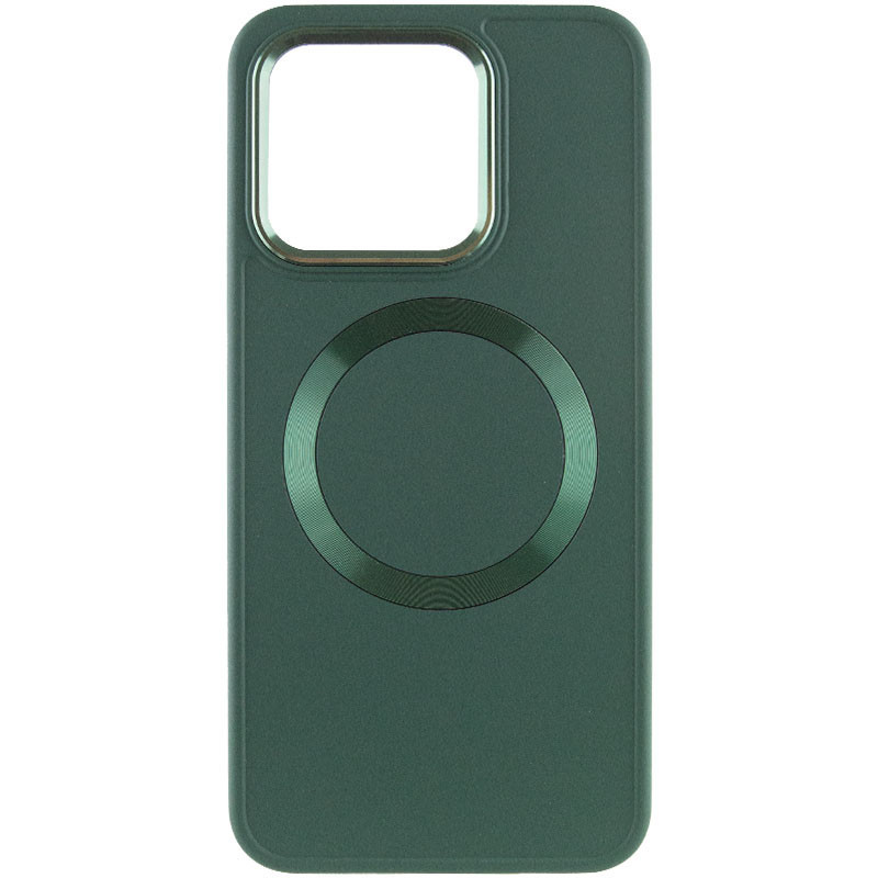 Фото TPU чохол Bonbon Metal Style with Magnetic safe на Xiaomi Redmi Note 13 Pro 4G / Poco M6 Pro 4G (Зелений / Army Green) на vchehle.ua