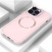 Фото TPU чохол Bonbon Metal Style with Magnetic safe на Apple iPhone 14 Pro Max (6.7") (Рожевий / Light Pink) на vchehle.ua