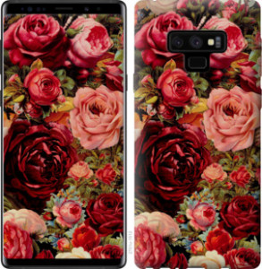 Чехол Цветущие розы для Samsung Galaxy Note 9 N960F