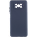 Чехол Silicone Cover Lakshmi Full Camera (A) для Xiaomi Poco X3 NFC / Poco X3 Pro (Синий / Midnight Blue)
