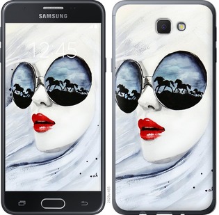 

Чехол Девушка акварелью для Samsung Galaxy J7 Prime 670043