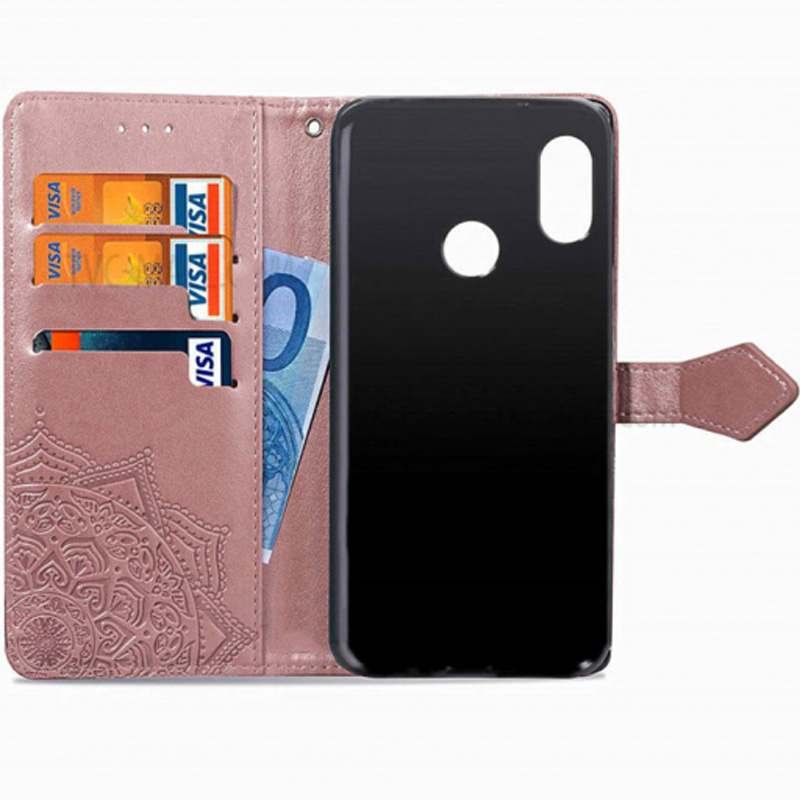 Фото Кожаный чехол (книжка) Art Case с визитницей для Samsung Galaxy A20 / A30 (Розовый) на vchehle.ua