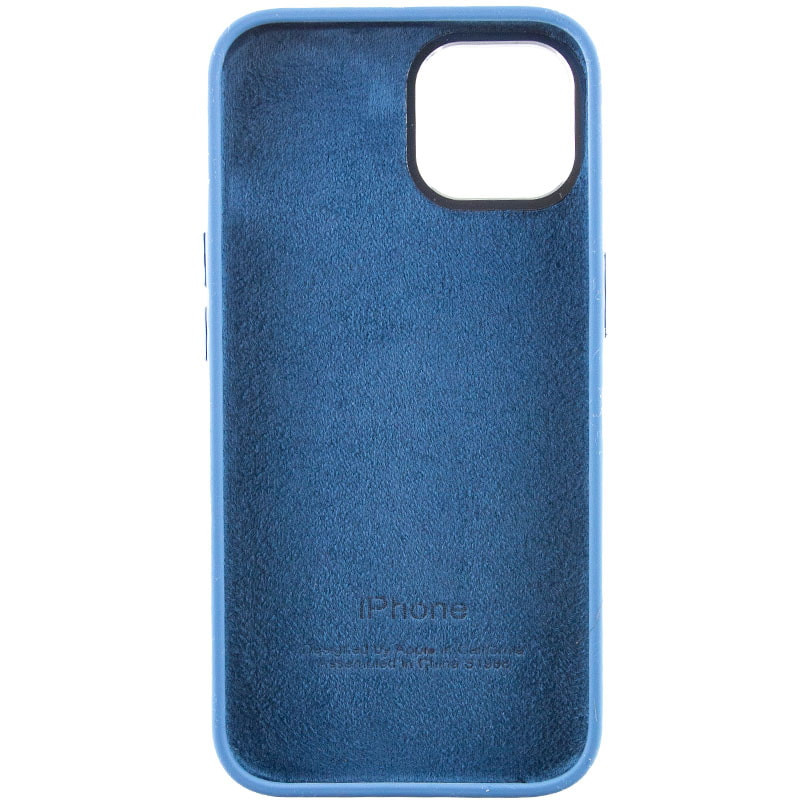 Чохол Silicone Case Metal Buttons (AA) на Apple iPhone 14 (6.1") (Синій / Blue Jay) в магазині vchehle.ua