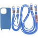 Чехол TPU two straps California для Apple iPhone 13 (6.1") (Синий / Cosmos blue)