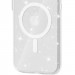 Чохол TPU Galaxy Sparkle (MagFit) на Apple iPhone 16 (6.1") (Clear+Glitter) в магазині vchehle.ua