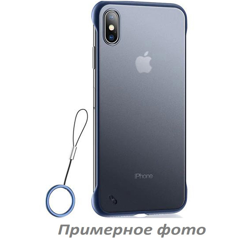 

TPU+PC чехол Daddario Edge (+ кольцо) для Apple iPhone XR (6.1") (Синий) 713250