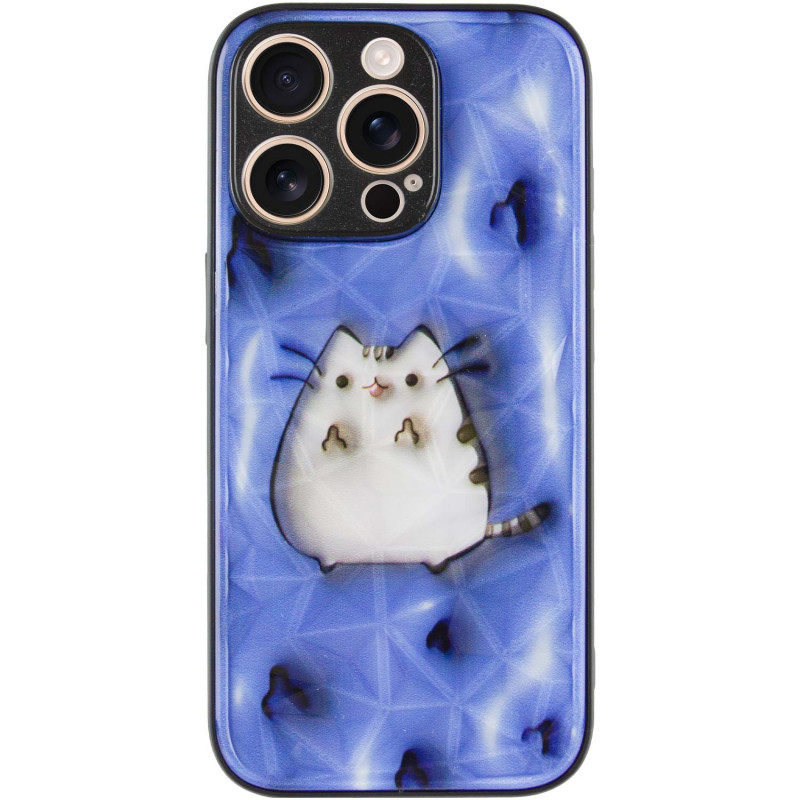 Фото TPU+PC чехол Prisma Fluffie для Apple iPhone 14 Pro (6.1") (Pusheen) на vchehle.ua