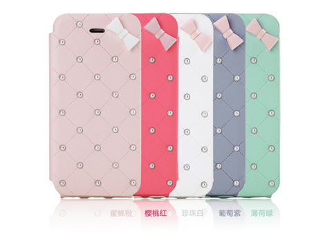 #Кожаный чехол (книжка) 8thdays Monroe's pearl Series для Apple iPhone 5/5S