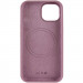 Фото Чохол Silicone Case Full Protective (AA) NO LOGO with Magnetic Safe на Apple iPhone 14 (6.1") (Ліловий / Lilac Pride) в маназині vchehle.ua