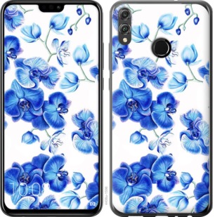

Чехол Голубые орхидеи для Huawei Honor 8X 725266