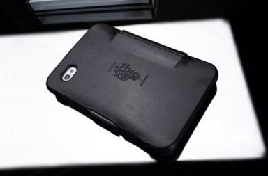 Фото Кожаный чехол SGP Gariz (текстур.чёрный) для Galaxy Tab на vchehle.ua