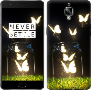Чехол Бабочки для OnePlus 3