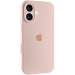 Чохол Silicone Case Full Camera Protective (AA) на Apple iPhone 16 Plus (6.7") (Рожевий / Pink Sand)