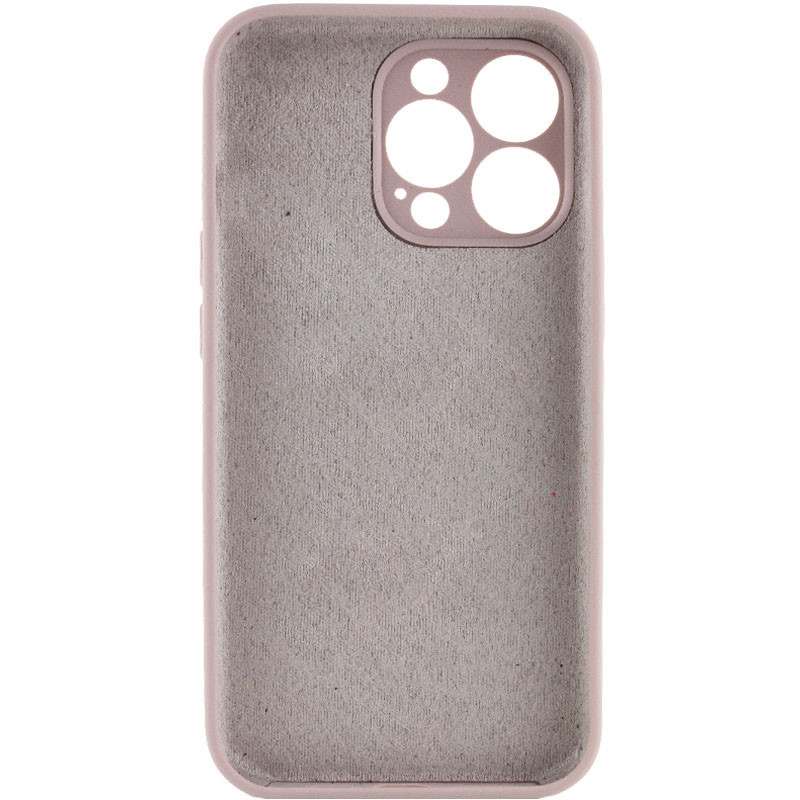 Фото Чохол Silicone Case Full Camera Protective (AA) NO LOGO на Apple iPhone 15 Pro (6.1") (Сірий / Lavender) на vchehle.ua