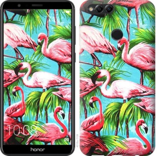 

Чехол Tropical background для Huawei Honor 7X 658321