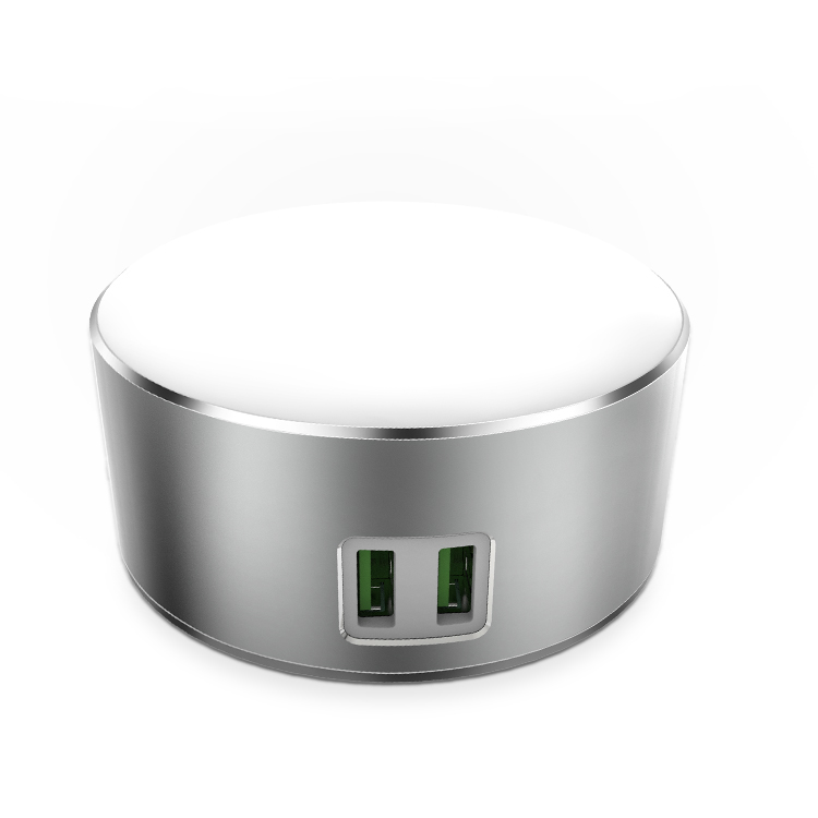 

Led Лампа LDNIO A2208 (2.4W) (+2 USB) (Серебряный) 489139