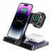 Фото БЗП WIWU Wi-W006 5 in 1 Wireless Charger (Black) на vchehle.ua