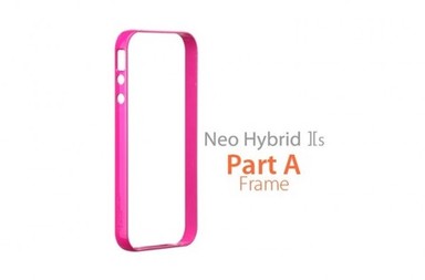 Бампер SGP Neo Hybrid 2S Mix &Match Part A [Frame Only] для iPhone 4/4s (Ярко-розовый)