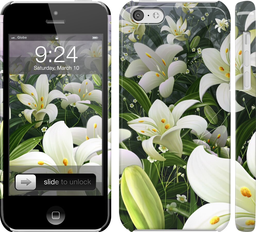 

Чохол Білі лілії на iPhone 5c 245573