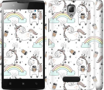 

Чехол Единорог и кофе для Lenovo A2010 840780