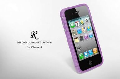 Ультратонкий чехол SGP Ultra Silke R Series (5 цветов)  для Iphone 4